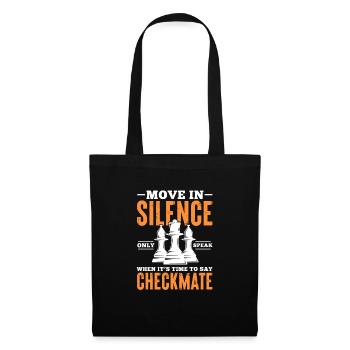 Chess Chessboard Checkmate Chess Player - Tote Bag - black - Front