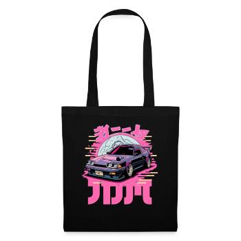 Japanese Fancy Car Tuning JDM - Tote Bag - black - Front