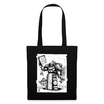 Japanese Mega Sakura Armor Samurai - Tote Bag - black - Front