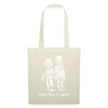 Quand les parents zombies rencontrent leurs beaux-parents - Sac en tissu - nature - Devant
