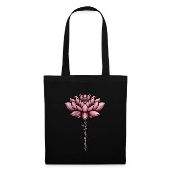 Méditation - Sac en tissu - noir - Devant