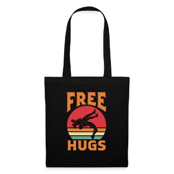 Wrestling Wrestler Fight Wrestling Ringer Gift - Tote Bag - black - Front