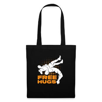 Wrestling Wrestler Fight Wrestling Ringer Gift - Tote Bag - black - Front
