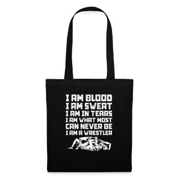Wrestling Wrestler Fight Wrestling Ringer Gift - Tote Bag - black - Front