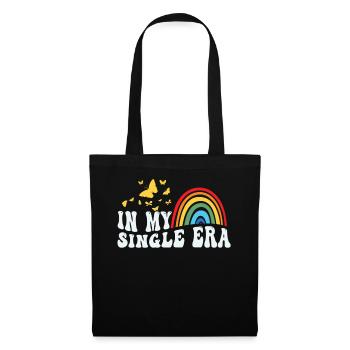Dans mon ère de célibataire drôle de vie de célibataire - Sac en tissu - noir - Devant