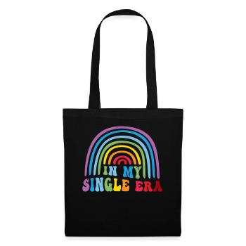 Dans mon ère de célibataire drôle de vie de célibataire - Sac en tissu - noir - Devant