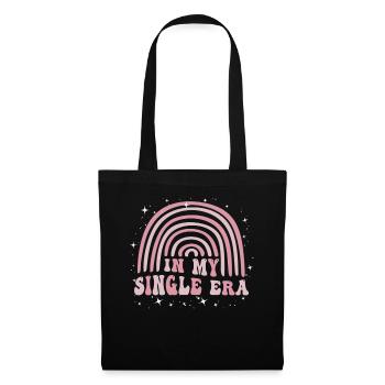 Dans mon ère de célibataire drôle de vie de célibataire - Sac en tissu - noir - Devant