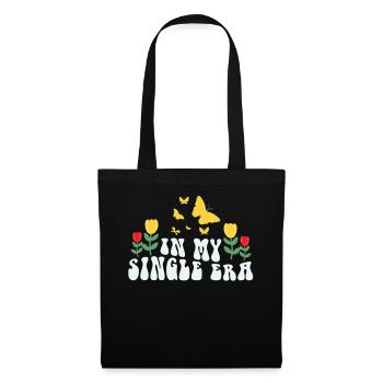 Dans mon ère de célibataire drôle de vie de célibataire - Sac en tissu - noir - Devant