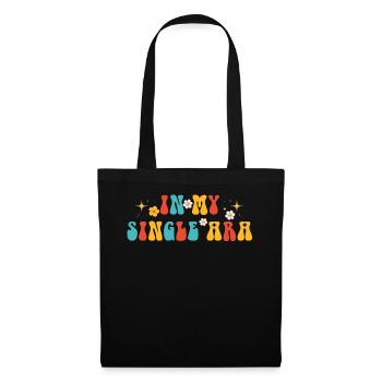 À l'époque de mon célibat, une drôle de vie de célibataire - Sac en tissu - noir - Devant