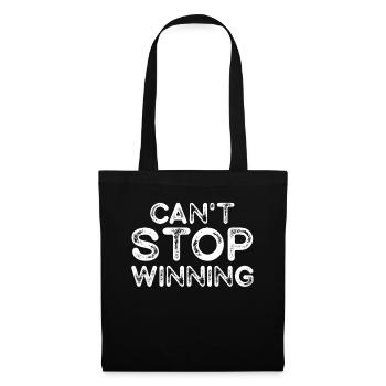 Can’t Stop Winning Lottery Winner Vibes - Sac en tissu - noir - Devant