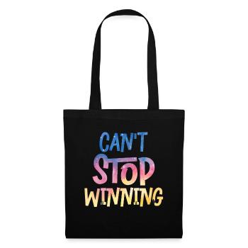 Can’t Stop Winning Lottery Winner Vibes - Sac en tissu - noir - Devant