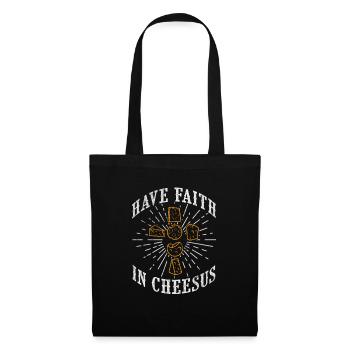 Fromage - Sac en tissu - noir - Devant