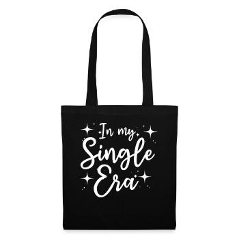 Dans mon ère de célibataire drôle de vie de célibataire - Sac en tissu - noir - Devant