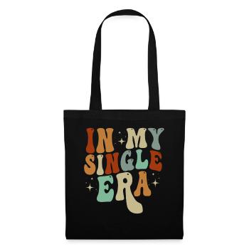 Dans mon ère de célibataire drôle de vie de célibataire - Sac en tissu - noir - Devant