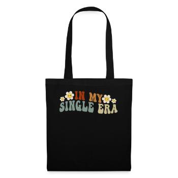 In My Single Era Funny Single Life - Tote Bag - black - Front