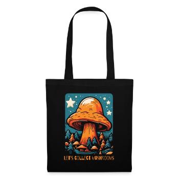 Let's pick mushrooms - Tote Bag - black - Front