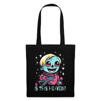 Est-ce que c’est le paradis, une poupée d’anime folle - Sac en tissu - noir - Devant