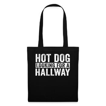 Hot Dog Looking For A Hallway - Tote Bag - black - Front