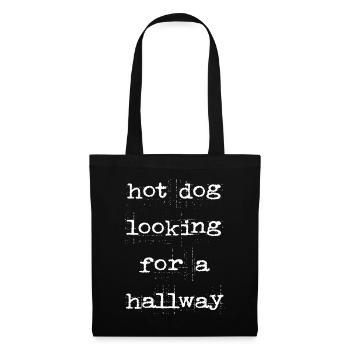 Hot Dog Looking For A Hallway - Tote Bag - black - Front