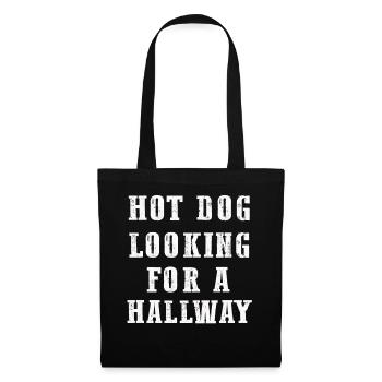 Hot Dog Looking For A Hallway - Tote Bag - black - Front