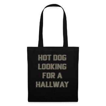 Hot Dog Looking For A Hallway - Tote Bag - black - Front