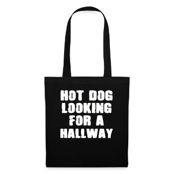 Hot Dog Looking For A Hallway - Tote Bag - black - Front