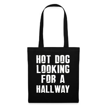 Hot Dog Looking For A Hallway - Tote Bag - black - Front