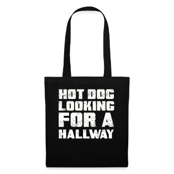 Hot Dog Looking For A Hallway - Tote Bag - black - Front