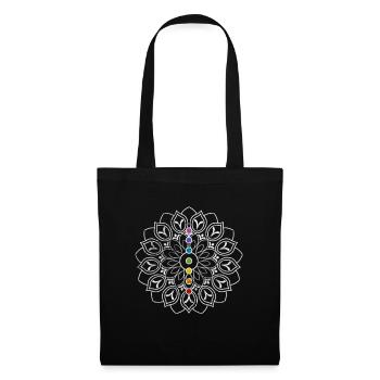 Méditation - Sac en tissu - noir - Devant