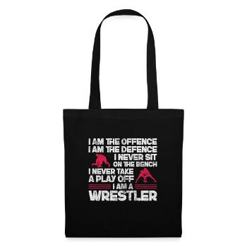 Wrestling - Stoffbeutel - Schwarz - Vorne