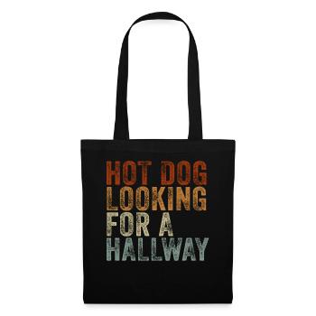Hot Dog Looking For A Hallway - Tote Bag - black - Front