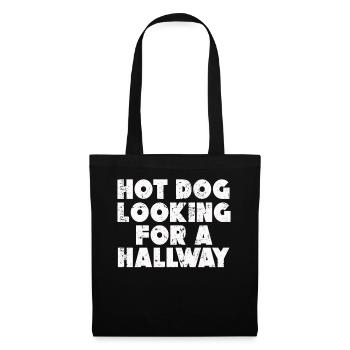 Hot Dog Looking For A Hallway - Tote Bag - black - Front