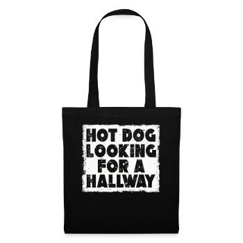 Hot Dog Looking For A Hallway - Tote Bag - black - Front