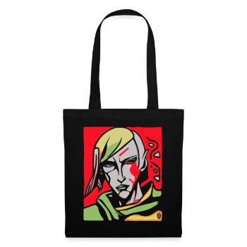 Ein abstrakter Cartoon Kunst Anime Anti Held - Stoffbeutel - Schwarz - Vorne