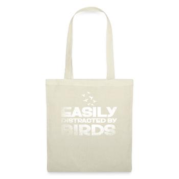 Facilement distrait par les oiseaux Amateur d’oiseaux - Sac en tissu - nature - Devant