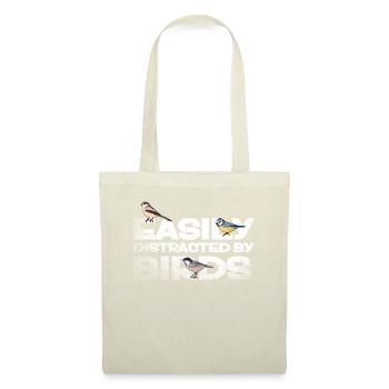 Facilement distrait par les oiseaux Amateur d’oiseaux - Sac en tissu - nature - Devant