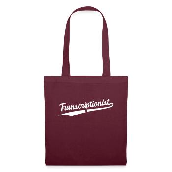 Retro Swoosh Job - Transcripteur - Sac en tissu - bordeaux - Devant