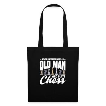Chess Chessboard Checkmate Chess Player - Tote Bag - black - Front