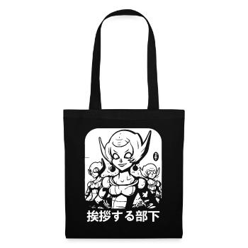 Für Weebs: Grüße an Manga- und Anime-Liebhaber - Stoffbeutel - Schwarz - Vorne