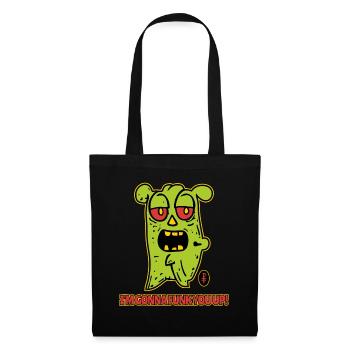 I'm going to make you funky, cartoon monster - Tote Bag - black - Front