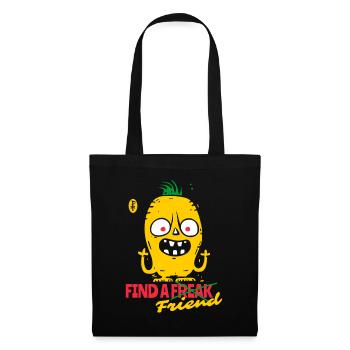 Find a Weird Friend: Cartoon Monsters - Tote Bag - black - Front