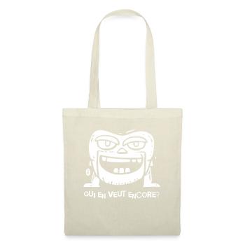 Qui veut autre chose ? - Sac en tissu - nature - Devant