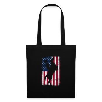 Cow-boy - Sac en tissu - noir - Devant