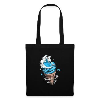 Ice Cream Ice Cream Ice Cream Summer Gift - Tote Bag - black - Front
