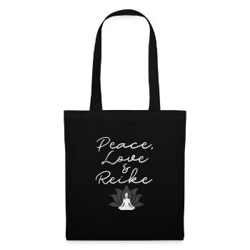 Méditation - Sac en tissu - noir - Devant