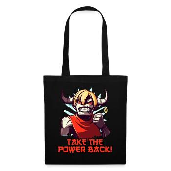 Take back the power! An Anime Minotaur - Tote Bag - black - Front