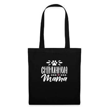 Chihuahua chien chien école chien propriétaire cadeau - Sac en tissu - noir - Devant
