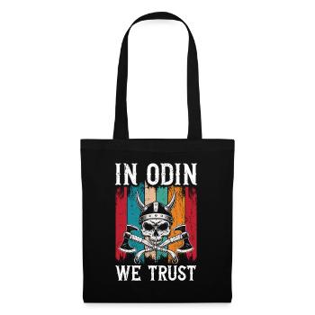 In Odin We Trust Viking - Stoffbeutel - Schwarz - Vorne