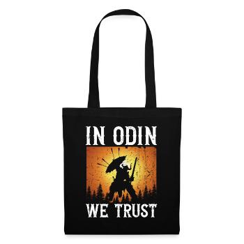 In Odin We Trust Viking - Stoffbeutel - Schwarz - Vorne