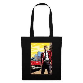 Popart Cartoon Dream Époux M. Bel Homme - Sac en tissu - noir - Devant